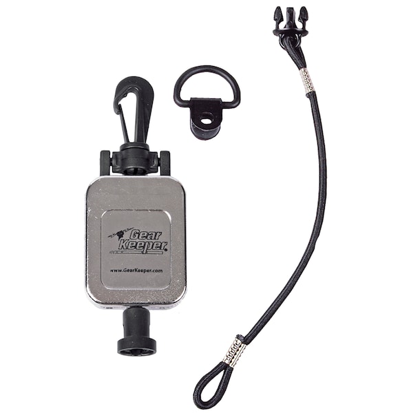 Gear Keeper GearKeeper Standard Retractable CB MicKeeper w/SnapClip, Chrome Finish RT24712 - main